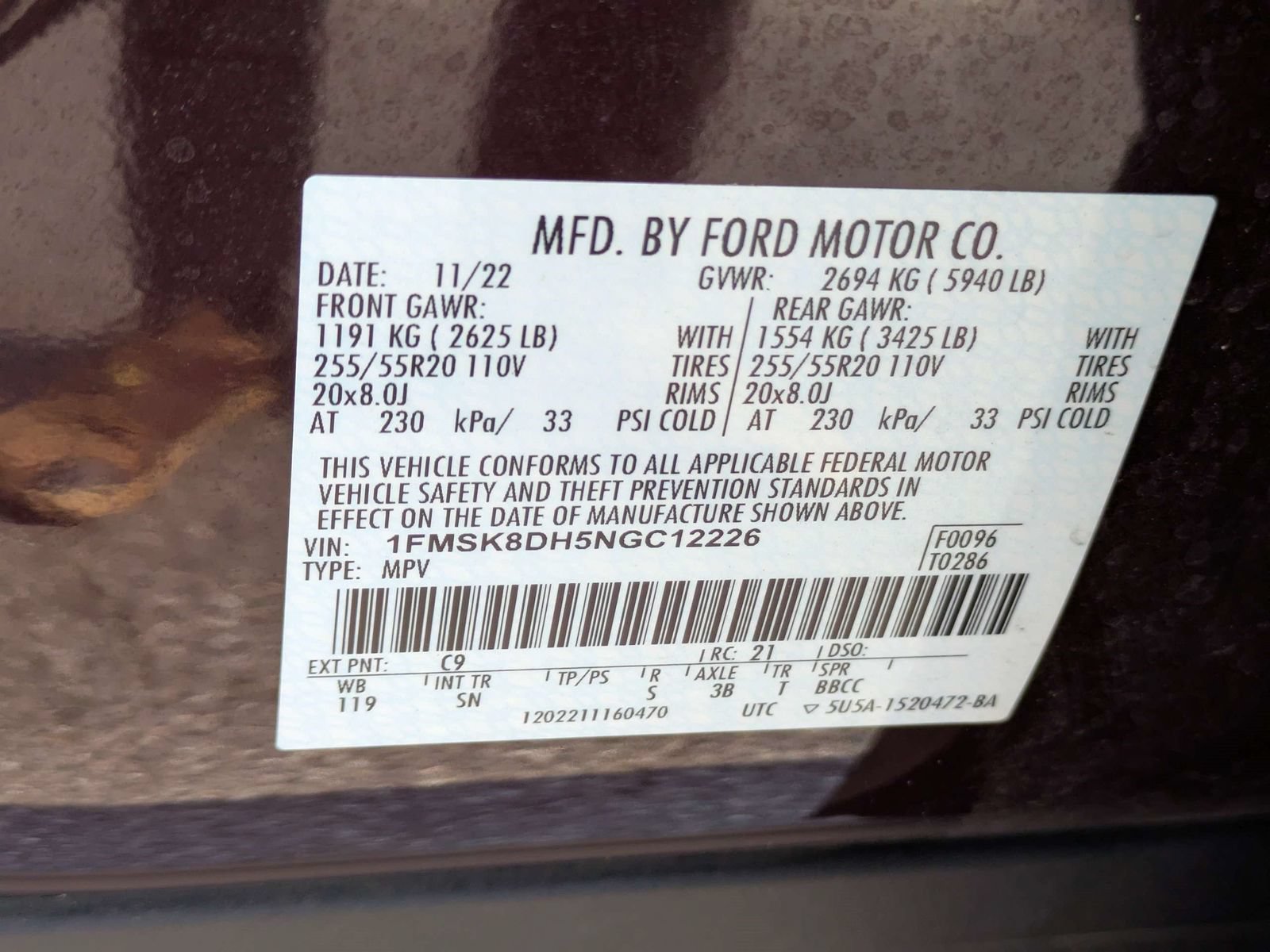 Certified 2022 Ford Explorer XLT w/ Equipment Group 202A AWD/4WD image 17