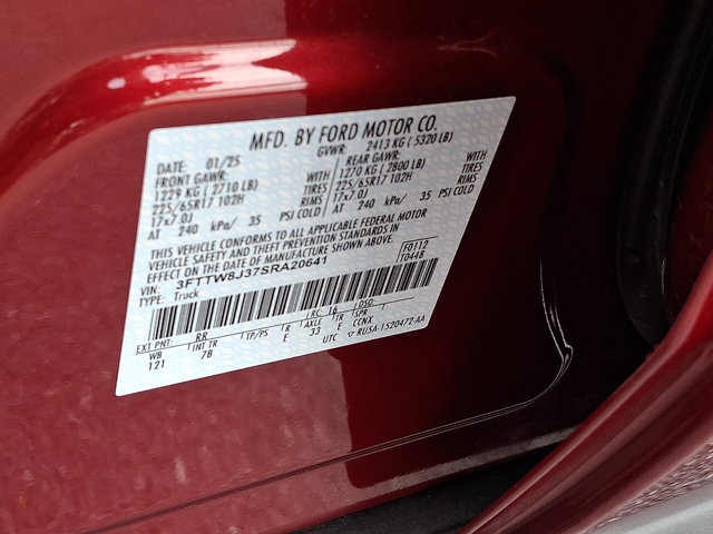 Certified 2025 Ford Maverick XLT w/ Equipment Group 301A AWD/4WD image 28