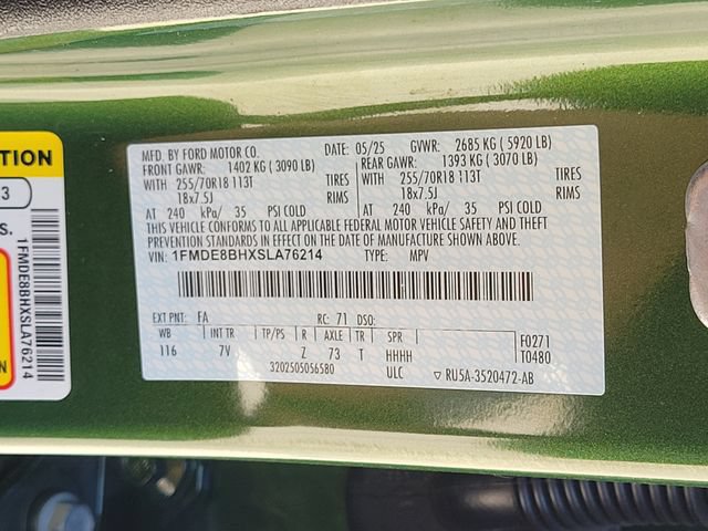 Certified 2025 Ford Bronco Outer Banks AWD/4WD image 19