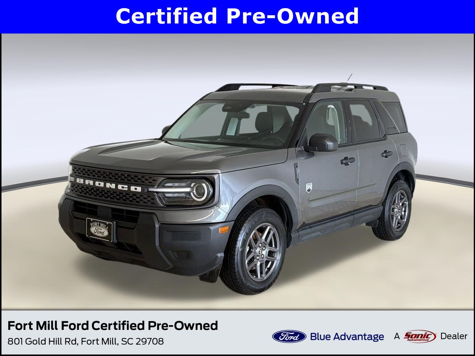 Certified 2025 Ford Bronco Sport Big Bend