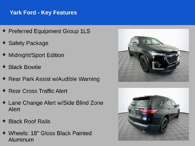 Used 2023 Chevrolet Traverse LS w/ Midnight/Sport Edition AWD/4WD image 2