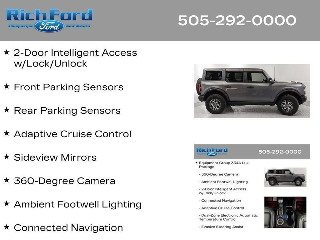 Certified 2025 Ford Bronco Badlands AWD/4WD image 97