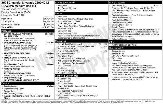 Used 2025 Chevrolet Silverado 2500 LT AWD/4WD image 4