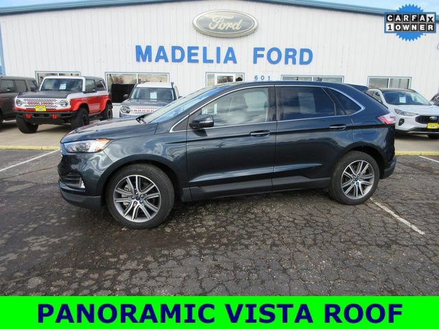 Certified 2022 Ford Edge Titanium w/ Class II Trailer Tow Package image 2