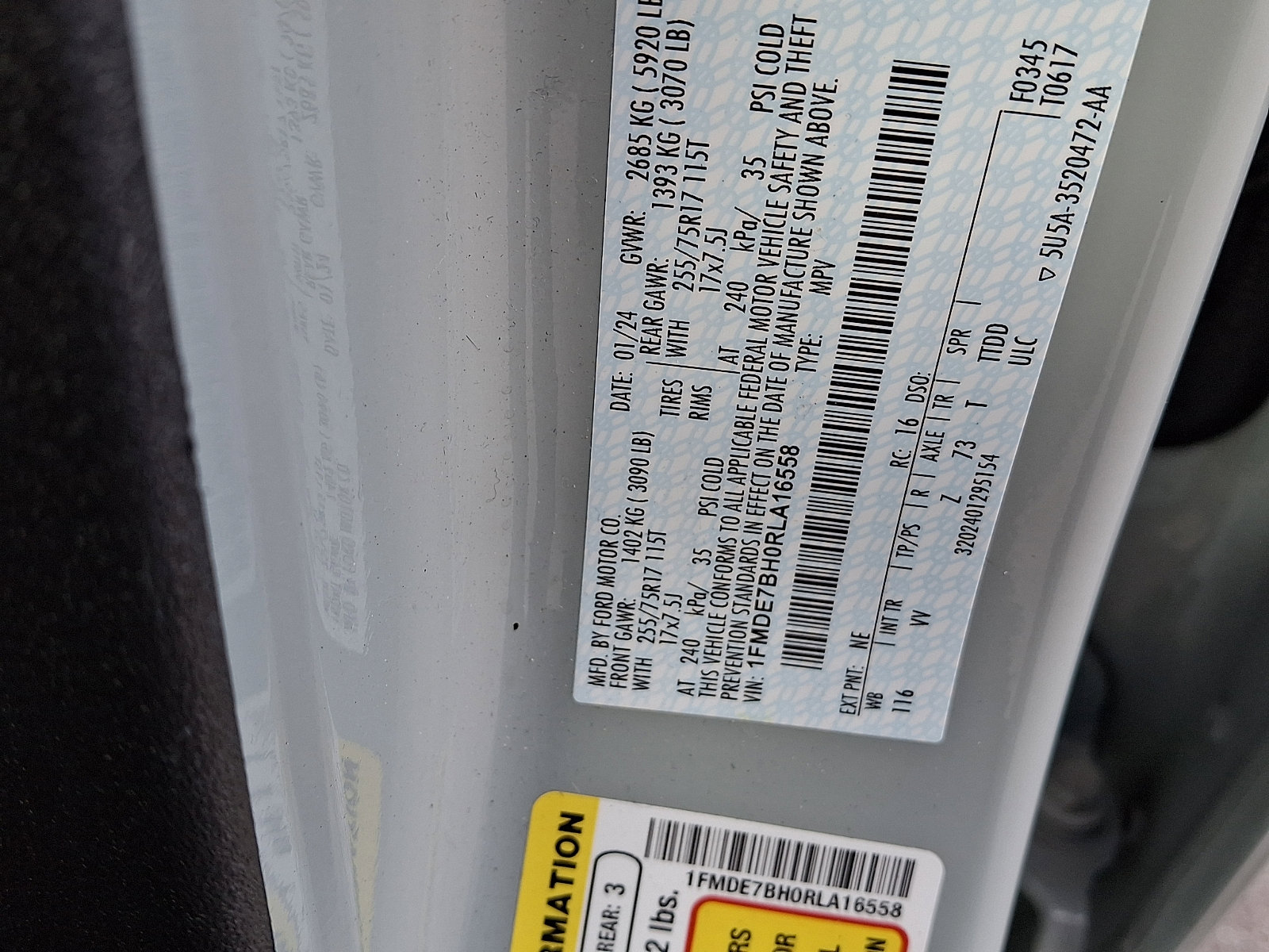 Certified 2024 Ford Bronco Big Bend AWD/4WD image 27