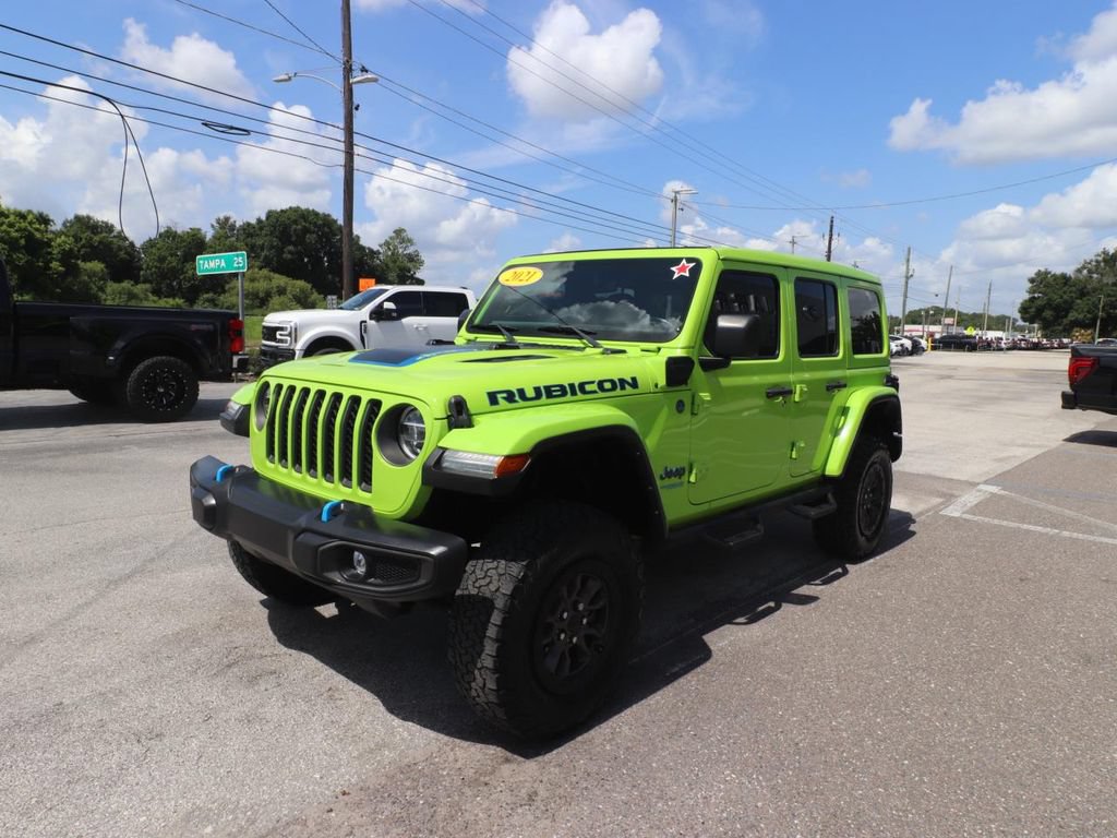 Used 2021 Jeep Wrangler Unlimited Rubicon 4xe w/ Cold Weather Group AWD/4WD image 5