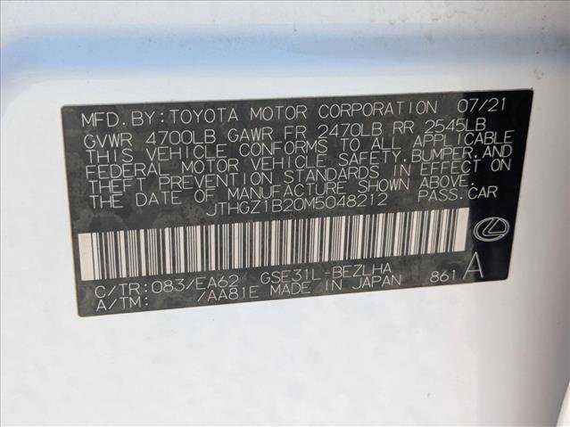 Used 2021 Lexus IS 350 F Sport w/ Accessory Package RWD image 17