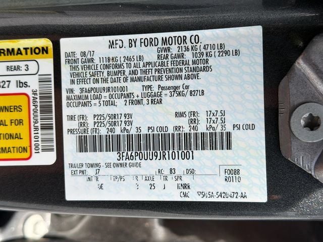 Certified 2018 Ford Fusion S FWD image 30