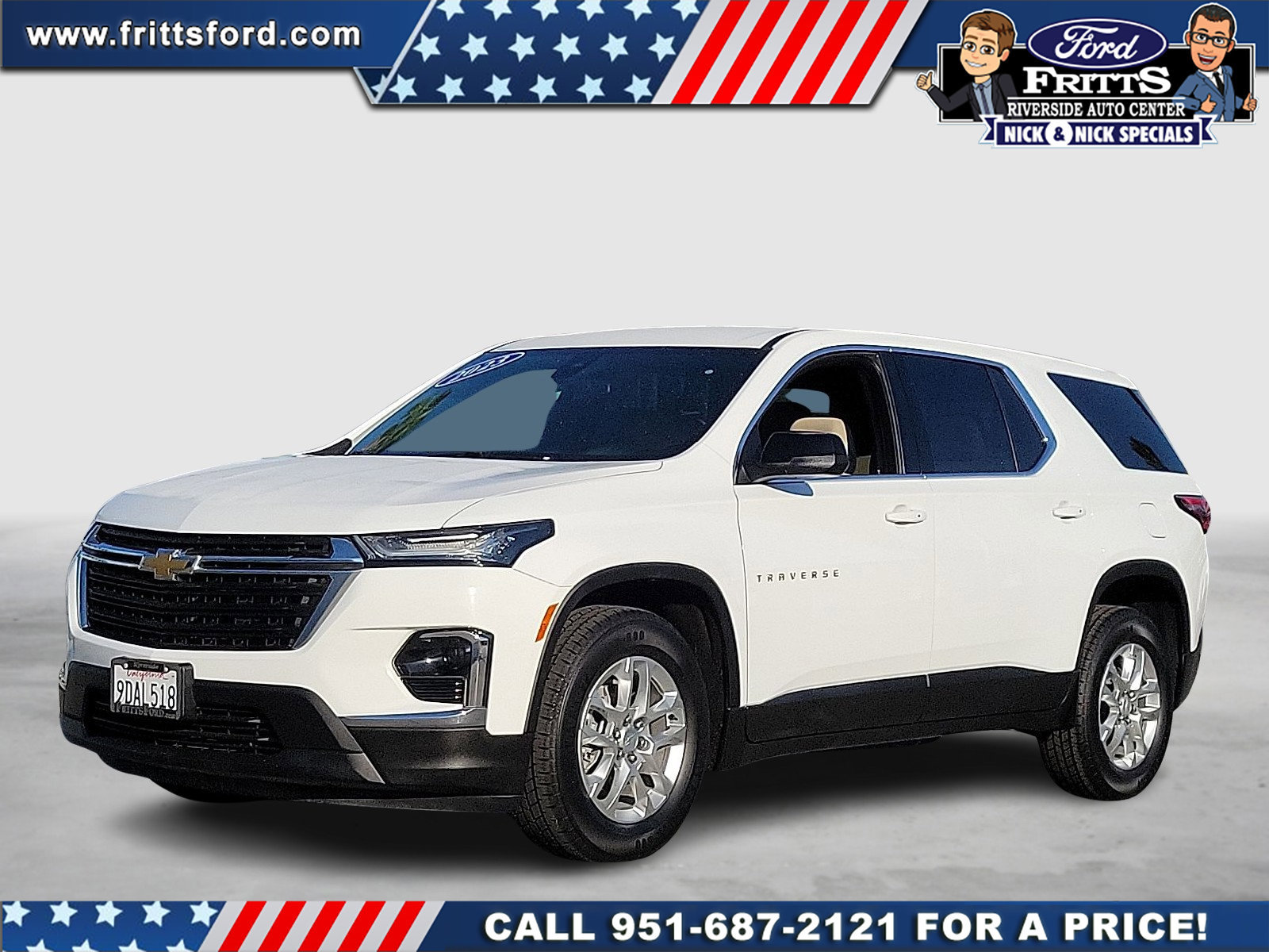 Used 2023 Chevrolet Traverse LS w/ LPO, Floor Liner Package image 1