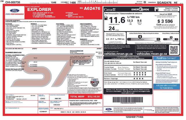 Certified 2025 Ford Explorer ST AWD/4WD image 35