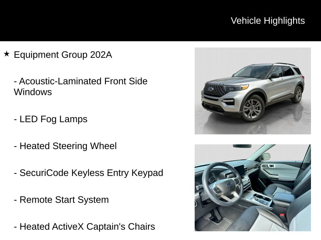 Certified 2023 Ford Explorer XLT w/ Equipment Group 202A AWD/4WD image 6