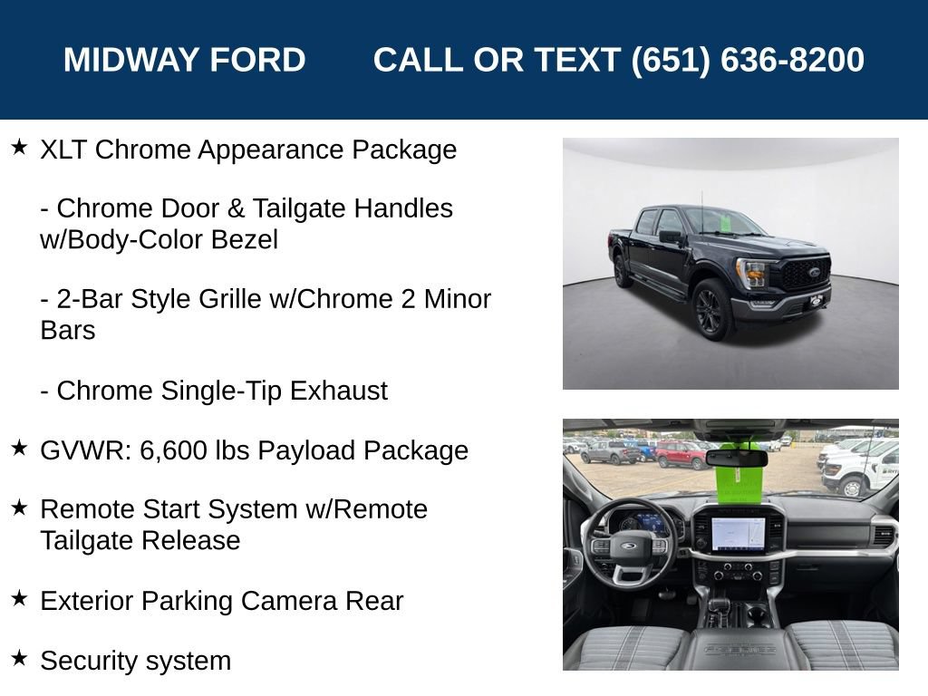 Certified 2023 Ford F150 XLT w/ Equipment Group 302A High AWD/4WD image 37