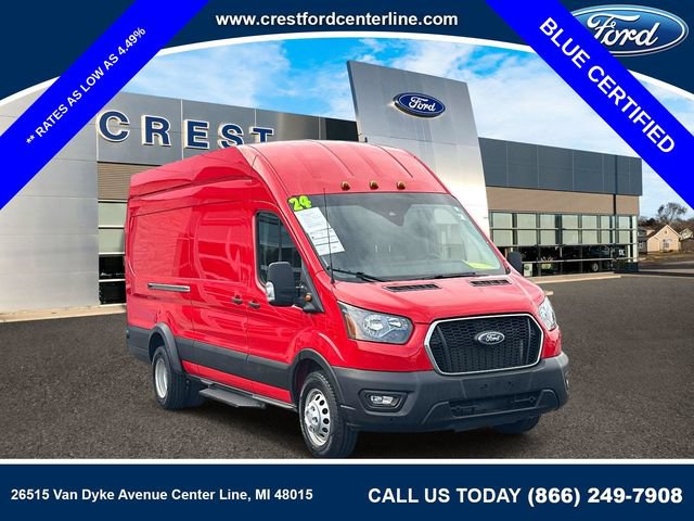 Certified 2024 Ford Transit 350 148 High Roof Extended DRW w/ Interior Upgrade Package RWD video 1