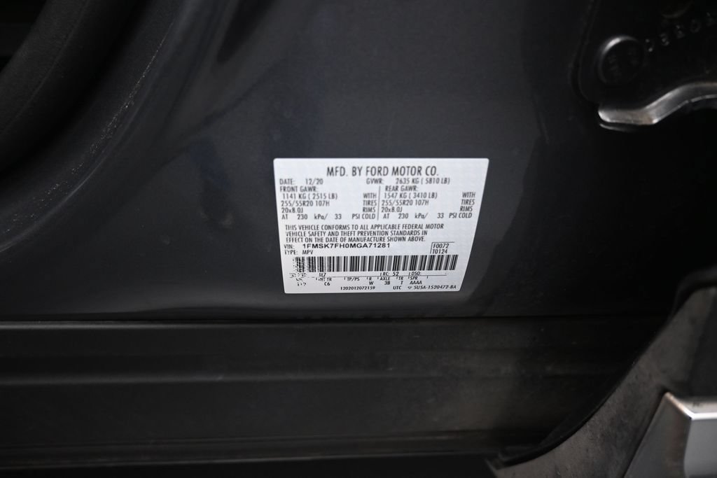 Certified 2021 Ford Explorer Limited w/ Equipment Group 301A RWD image 20