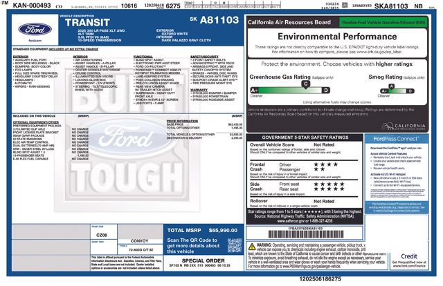 Certified 2025 Ford Transit 350 XLT AWD/4WD image 36