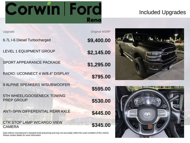 Used 2021 RAM 2500 Big Horn w/ Level 1 Equipment Group AWD/4WD image 3