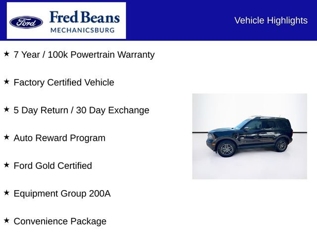 Certified 2025 Ford Bronco Sport Big Bend w/ Convenience Package AWD/4WD image 7