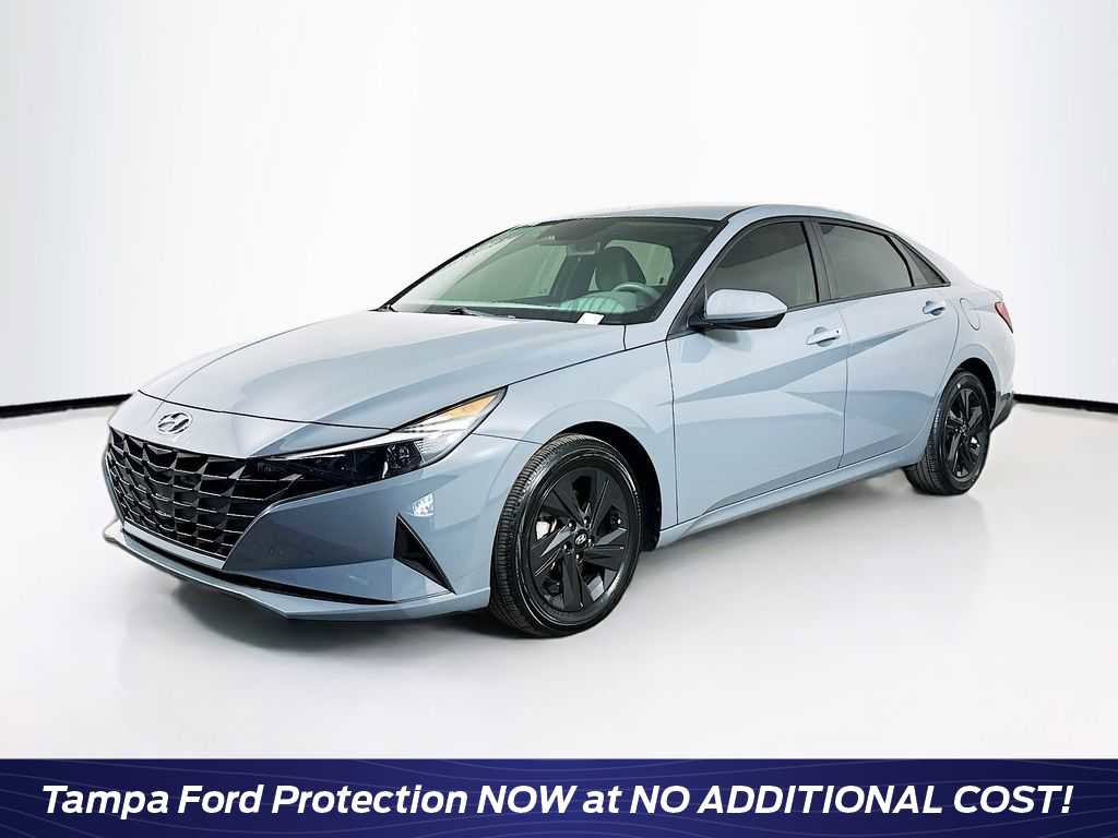 Used 2021 Hyundai Elantra Blue w/ Cargo Package