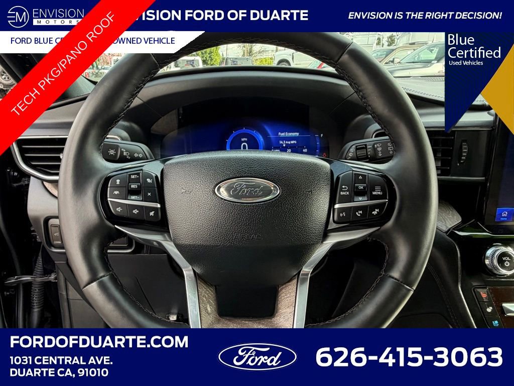 Certified 2023 Ford Explorer Platinum w/ Technology Package AWD/4WD image 20