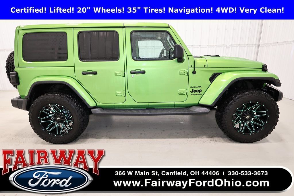 Used 2019 Jeep Wrangler Unlimited Sahara w/ Uconnect 4C Nav & Sound Group image 8