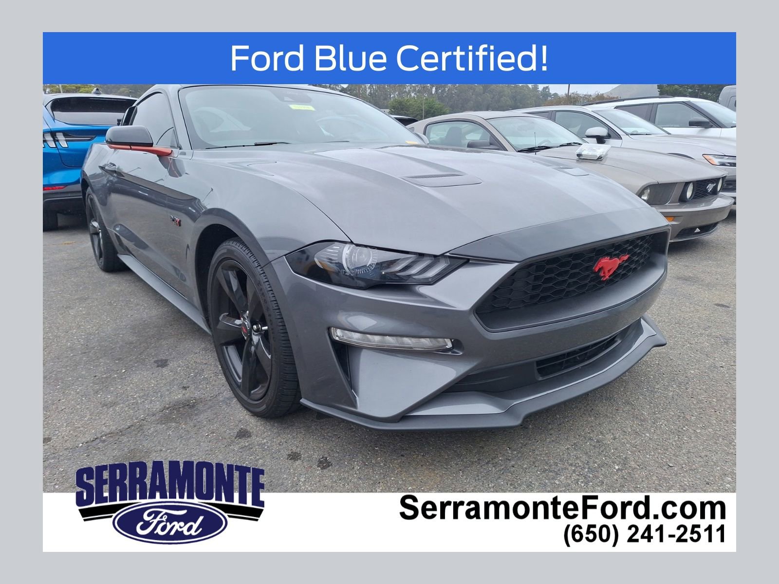 Certified 2021 Ford Mustang Coupe w/ Equipment Group 101A RWD image 1