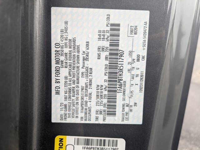 Certified 2024 Ford Mustang Coupe RWD image 31
