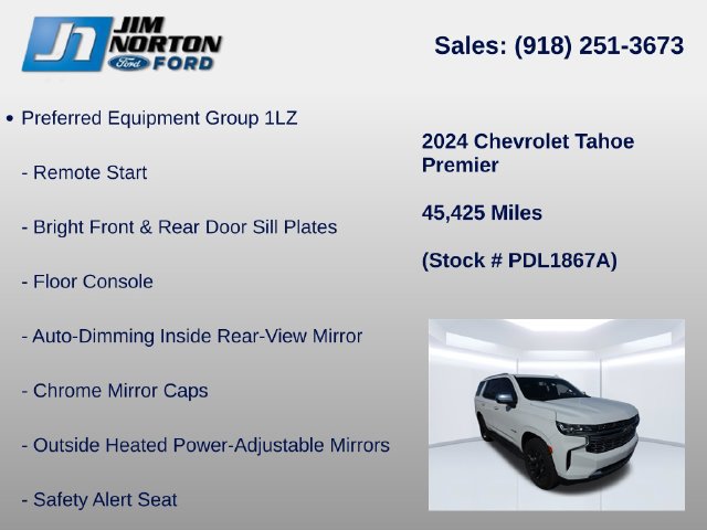Used 2024 Chevrolet Tahoe Premier AWD/4WD image 14