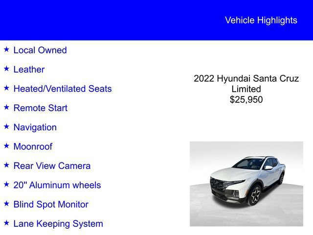Used 2022 Hyundai Santa Cruz Limited image 5