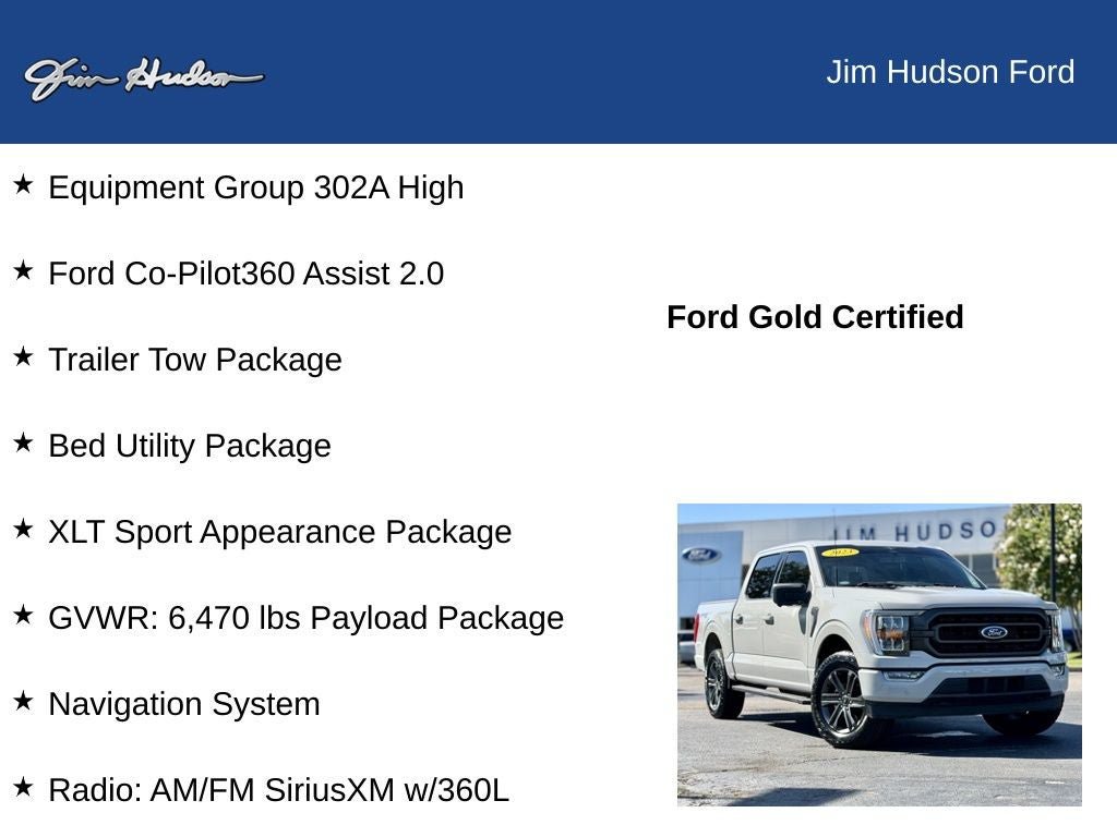 Certified 2023 Ford F150 XLT w/ Equipment Group 302A High AWD/4WD image 12