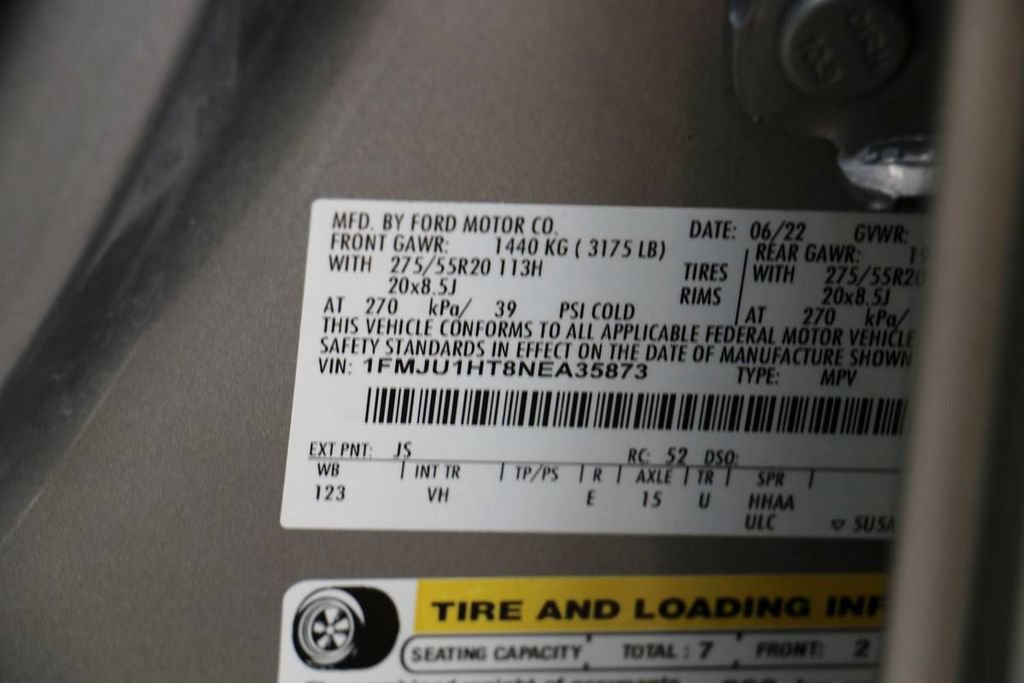 Certified 2022 Ford Expedition XLT RWD image 34