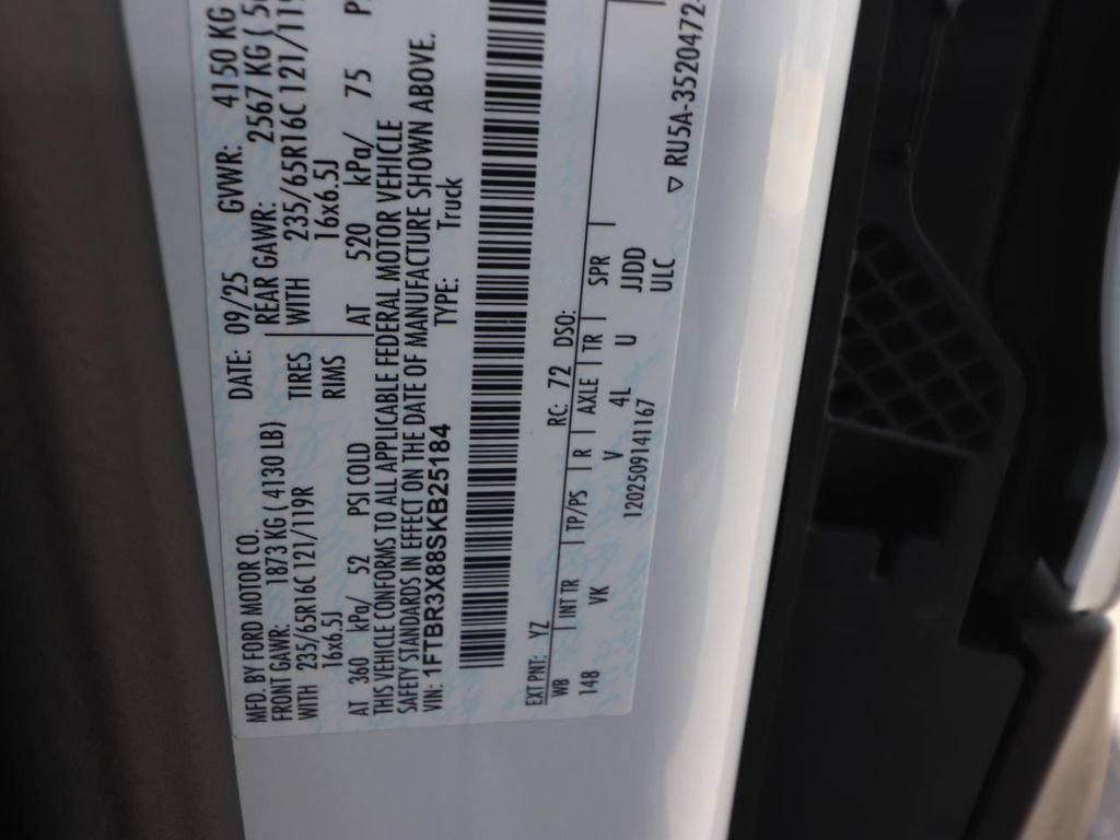 Certified 2025 Ford Transit 250 148 High Roof Extended RWD image 23