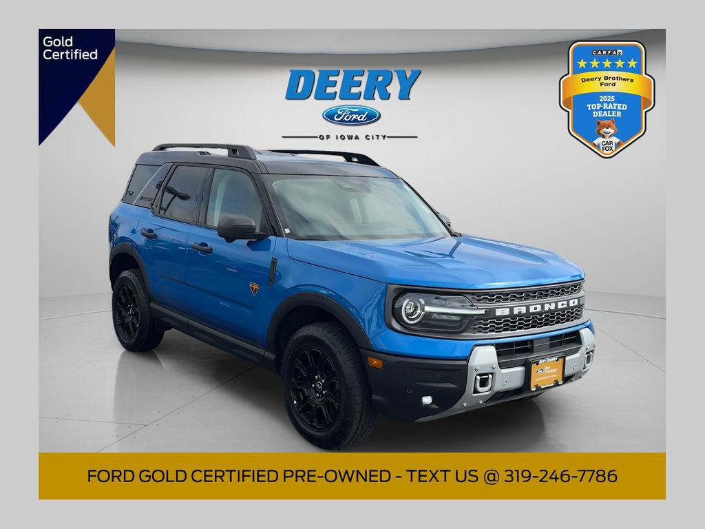 Certified 2025 Ford Bronco Sport Badlands AWD/4WD image 1