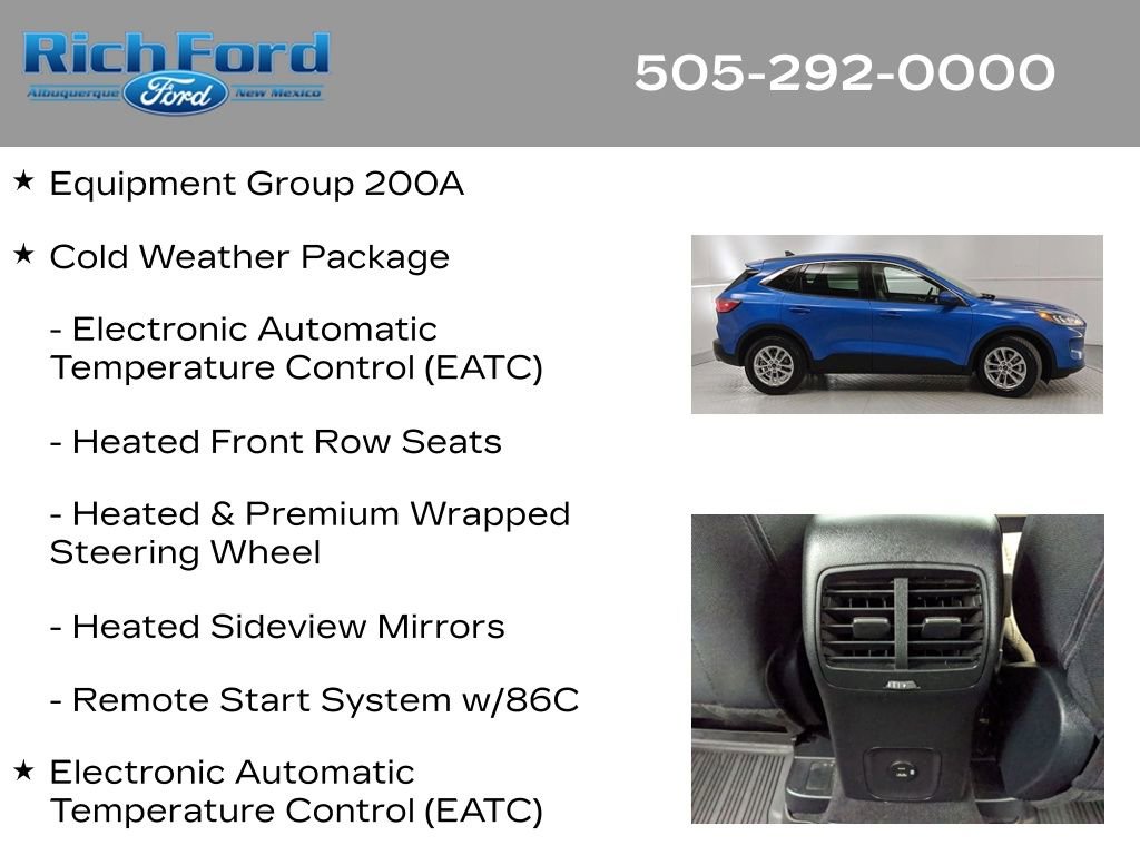 Certified 2021 Ford Escape SE w/ Cold Weather Package image 11