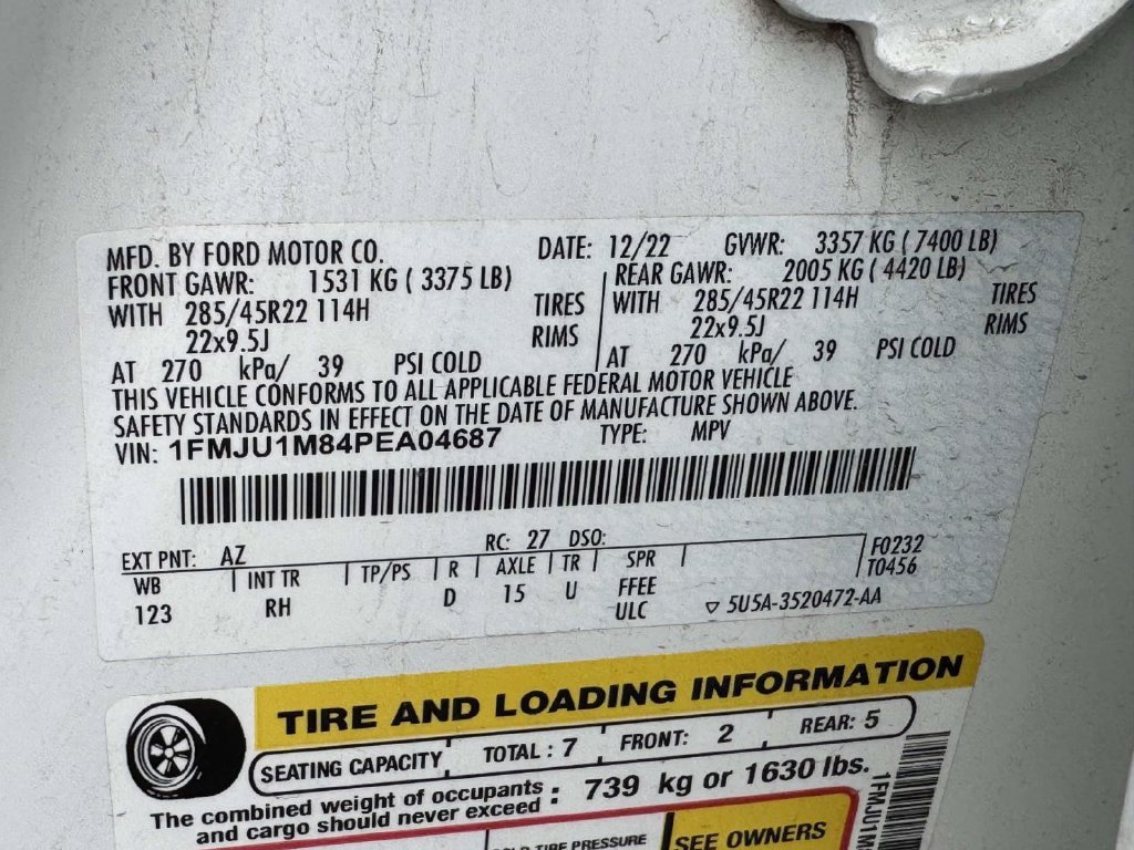 Certified 2023 Ford Expedition Platinum AWD/4WD image 30