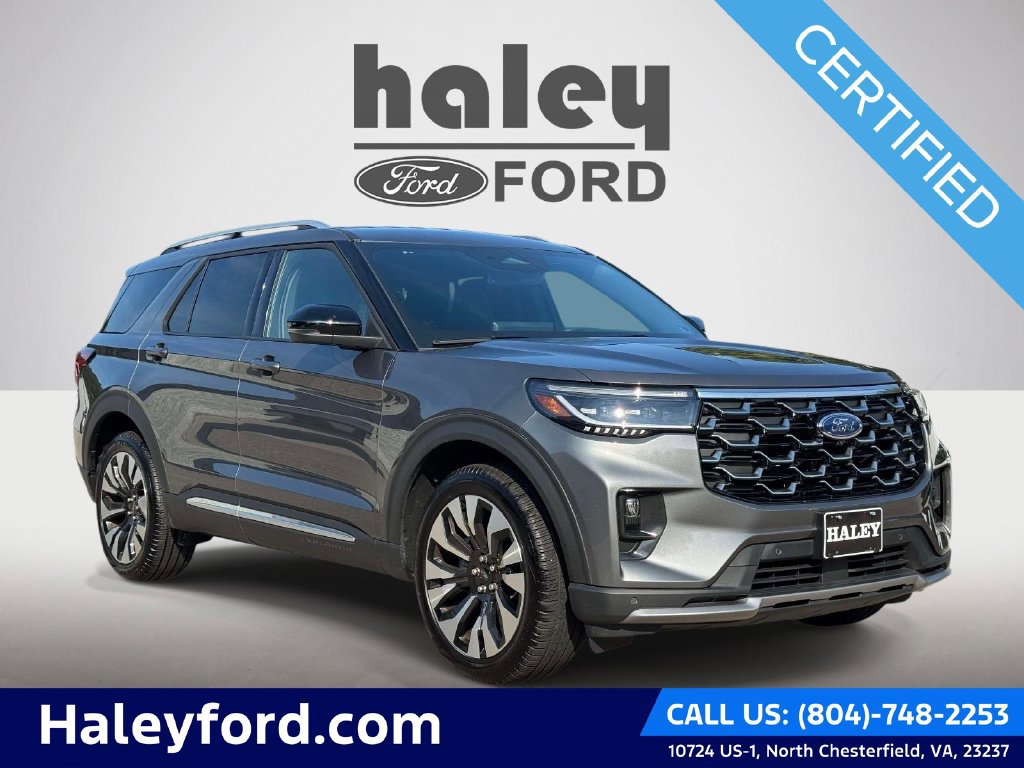 Certified 2026 Ford Explorer Platinum w/ LUX Leather Package