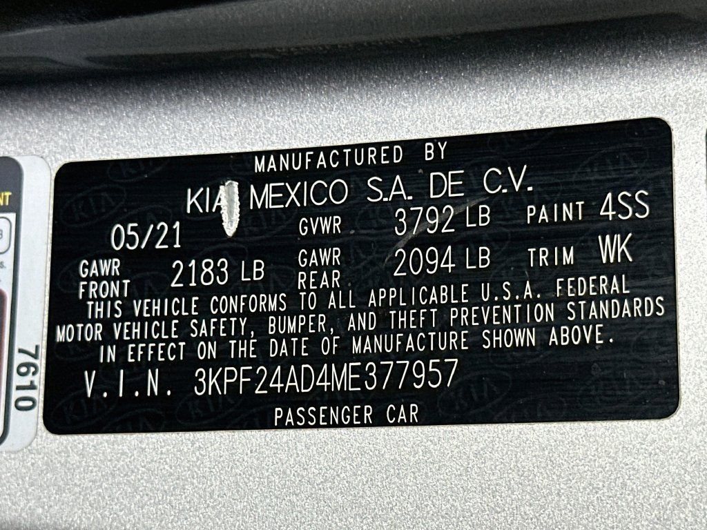 Used 2021 Kia Forte LXS FWD image 24