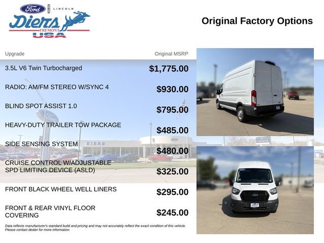 Certified 2023 Ford Transit 350 148 High Roof AWD image 14