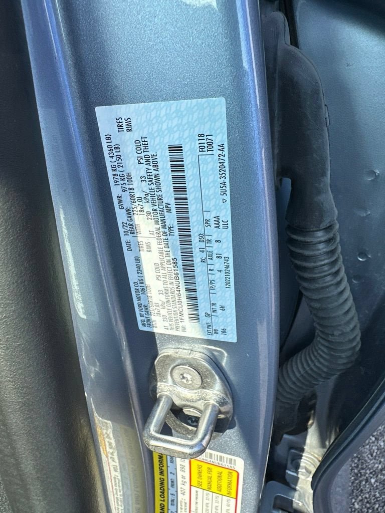 Certified 2022 Ford Escape SEL FWD image 16