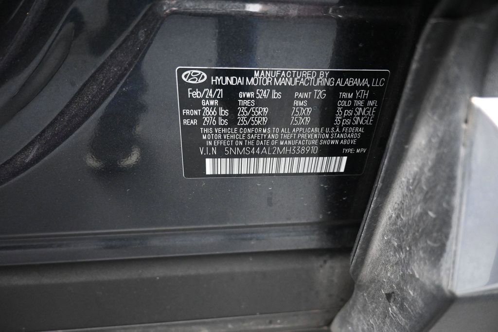 Used 2021 Hyundai Santa Fe Limited FWD image 20