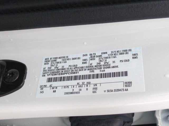 Certified 2023 Ford F150 Tremor w/ Equipment Group 402A High AWD/4WD image 38
