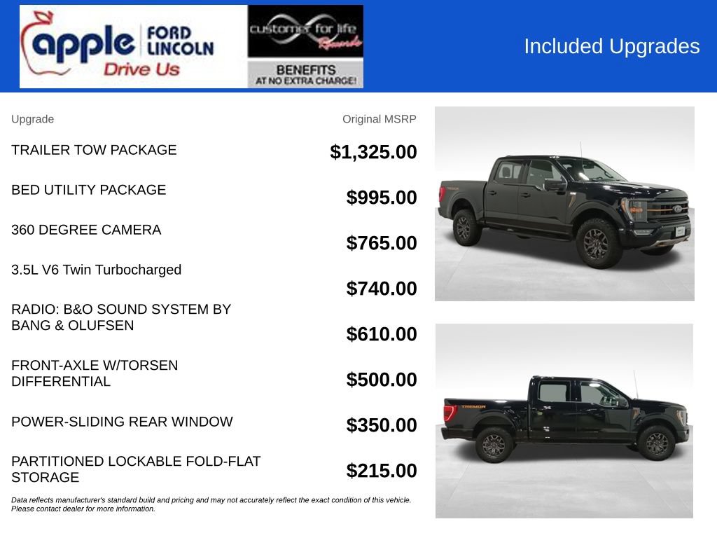 Certified 2023 Ford F150 Tremor w/ Trailer Tow Package AWD/4WD image 4