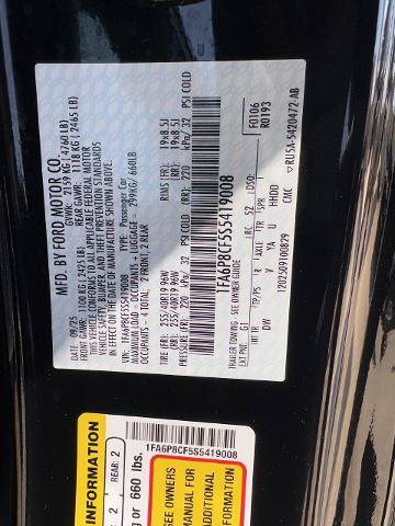 Certified 2025 Ford Mustang GT w/ Mustang Nite Pony Package RWD image 29
