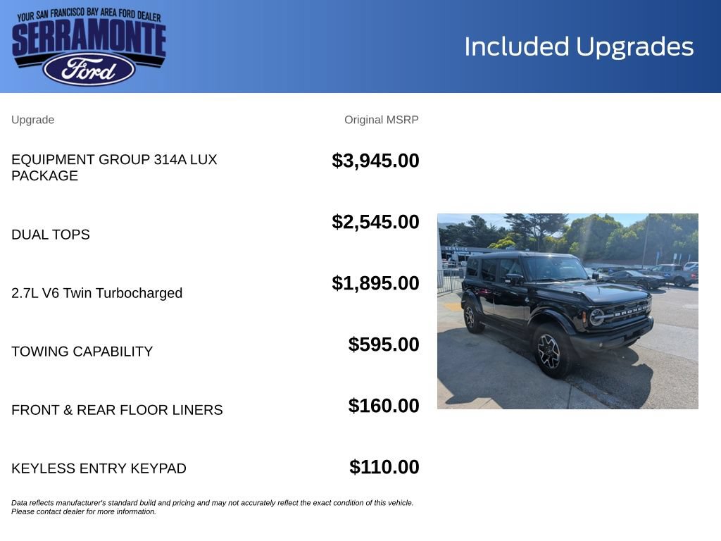 Certified 2023 Ford Bronco Outer Banks AWD/4WD image 20