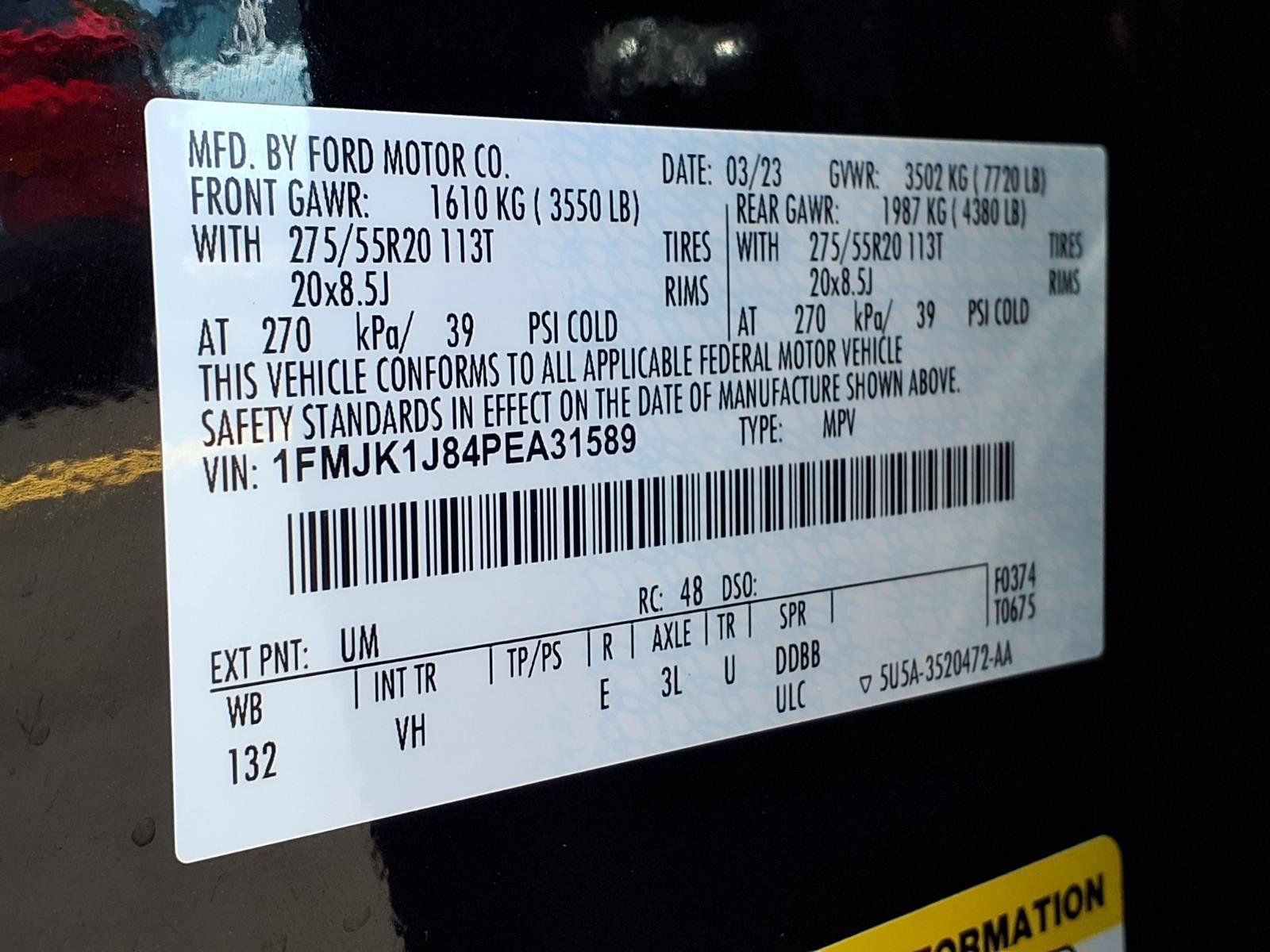 Certified 2023 Ford Expedition Max XLT AWD/4WD image 22