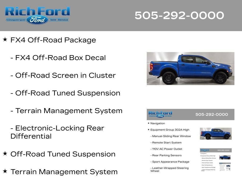Certified 2023 Ford Ranger XLT w/ Equipment Group 302A High AWD/4WD image 67