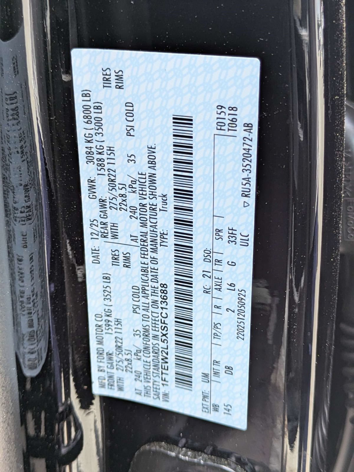 Certified 2025 Ford F150 STX w/ LOBO Package AWD/4WD image 16