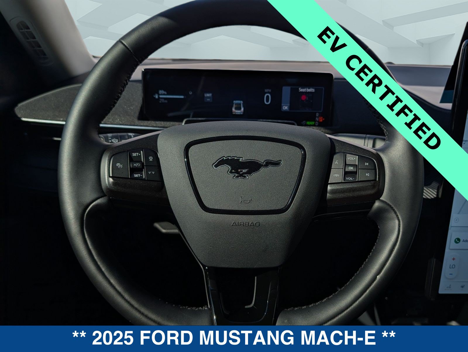 Certified 2025 Ford Mustang Mach-E Select w/ Comfort Package Lite RWD image 28