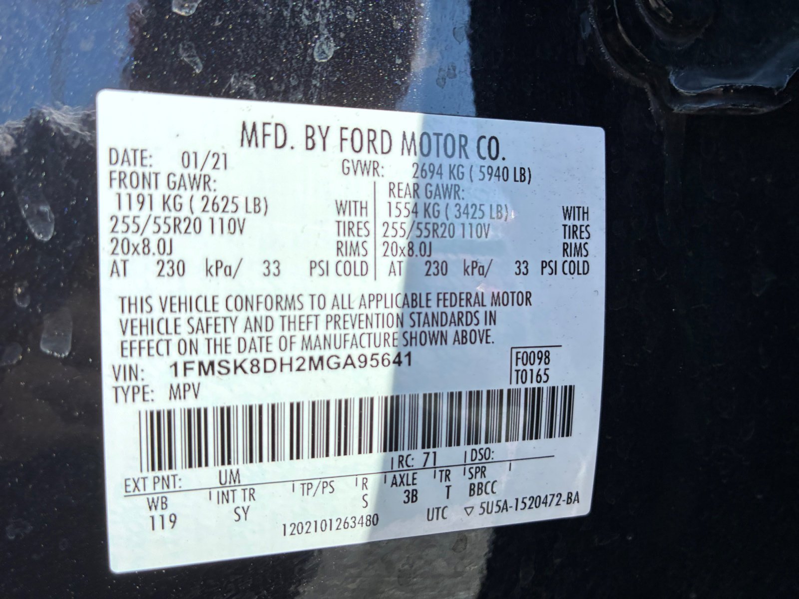 Certified 2021 Ford Explorer XLT w/ Equipment Group 202A image 25