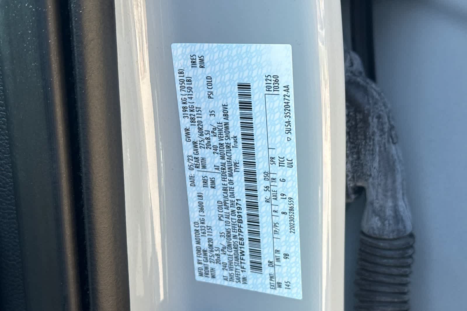 Certified 2023 Ford F150 Platinum w/ Equipment Group 701A High AWD/4WD image 28