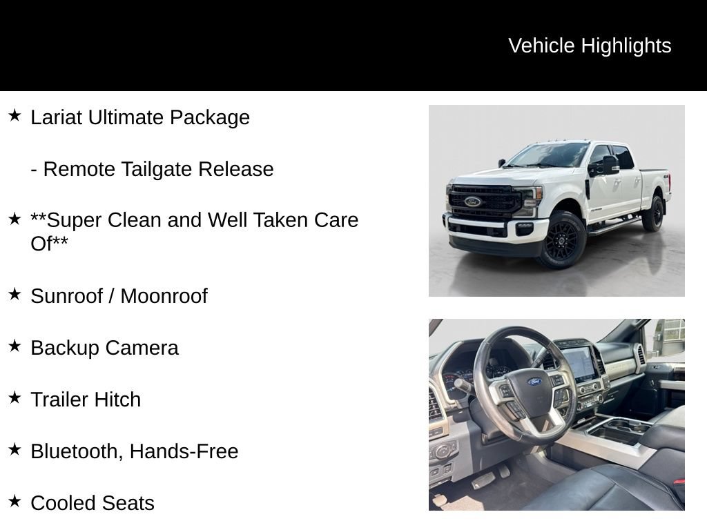 Certified 2022 Ford F350 Lariat w/ Black Appearance Package AWD/4WD image 22